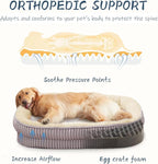 Orthopedic Dog Bed for Medium, Large Dogs Breeds, High Density Egg Crate Foam - Image 2