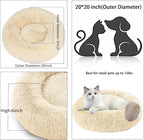 Cat Beds for Indoor Cats, 20 Inch Dog Bed for Small Melium Large Dogs, - Image 5