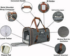 Mr. Peanut's Airline Approved Soft Sided Pet Carrier, Low Profile Gold Series - Image 6