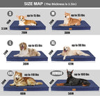 Patas Lague Orthopedic Dog Bed Large Sized Dog 36''X24'', Soft Waterproof Egg - Image 5