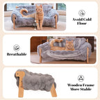 CHEERHOME PETS Elevated Cat Couch Bed - Image 4