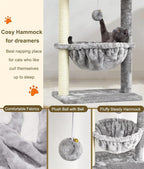 SYANDLVY Small Cat Tree for Indoor Cats, Activity Cat Tower - Image 4
