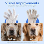 Pet Cleaning Glove Wipes for Dogs & Cats, Hypoallergenic Deodorizing Disposable - Image 5