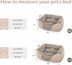 INVENHO X-Large Dog Bed for Large Medium Small Dogs Rectangle Washable Dog Bed - Image 5