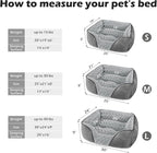 INVENHO Medium Dog Bed Rectangle Washable Orthopedic Soft Calming Sleeping - Image 3
