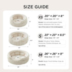 Bedsure ComfyFleece™ Cat Bed, Washable Round Cute Cat Beds - Image 6
