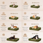 EHEYCIGA Orthopedic Dog Bed for Small Dogs, Waterproof Memory Foam Small Pet - Image 2
