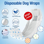 Pet Soft Disposable Male Wrap Dog Diaper - Image 3
