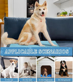 SOMOYA Dogs Cooling Mat Pet Cool Pads Blanket Sleeping Kennel Mat, Washable Ice - Image 9