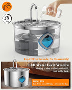 Cat Water Fountain Stainless Steel Large Capacity Automatic Water Dispenser - Image 5