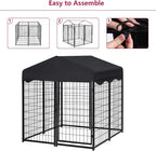 Dog Kennel Outside, 4.5' x 4' x 4' Dog Kennel Outdoor - Image 9