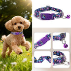 Nylon Dog Collar with Bell for Small Dogs, Adjustable Puppies, Kittens & Small - Image 2