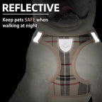 PUPTECK Adjustable Dog Harness Collar and Leash Set Step in No Pull Pet Harness - Image 5