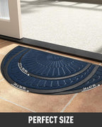 tchdio Semicircular Durable Rubber Doormat- Non Slip Front Door Mat - Image 6