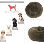 nononfish Dog Bed Mat for Medium Dogs, Army Green Orthopedic Pet Bed, High - Image 3
