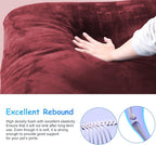 Magic Dog Super Soft Extra Large Dog Bed, 47 Inches Jumbo Orthopedic Foam Pet - Image 2