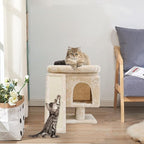 SYANDLVY Small Cat Tree for Indoor Large Cats, Kittens Condo - Image 6
