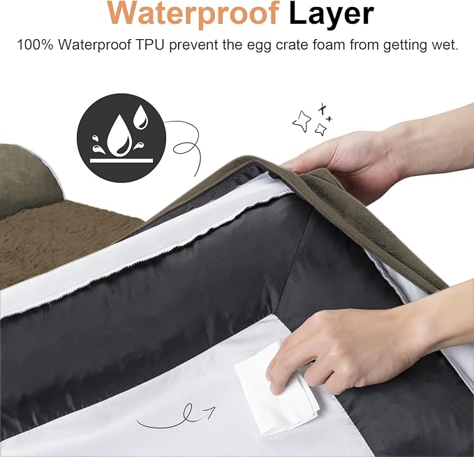 Large Dog Bed Orthopedic Washable: Beds Bolster XL Bed Large Big Dogs Memory - Image 4