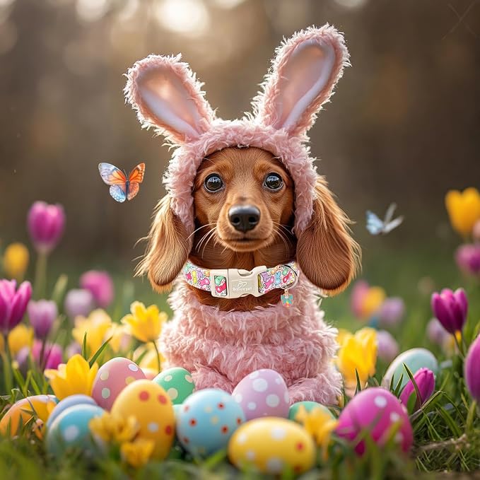 Easter Dog Collar for Puppy Small Dogs - Image 2