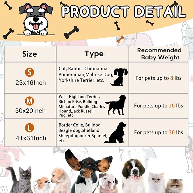 Rezutan 1 Pack 3 Dog Blankets for Small Pet Cat Super Soft Fluffy Premium Throw - Image 4