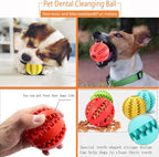Sunglow 2 Pack Dog Toy Ball，Nontoxic Bite Resistant Teething Toys Balls - Image 4