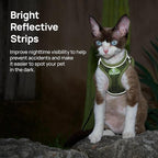 Cat Harness and Leash Set, Step-in Escape Proof Adjustable Vest Harness - Image 6