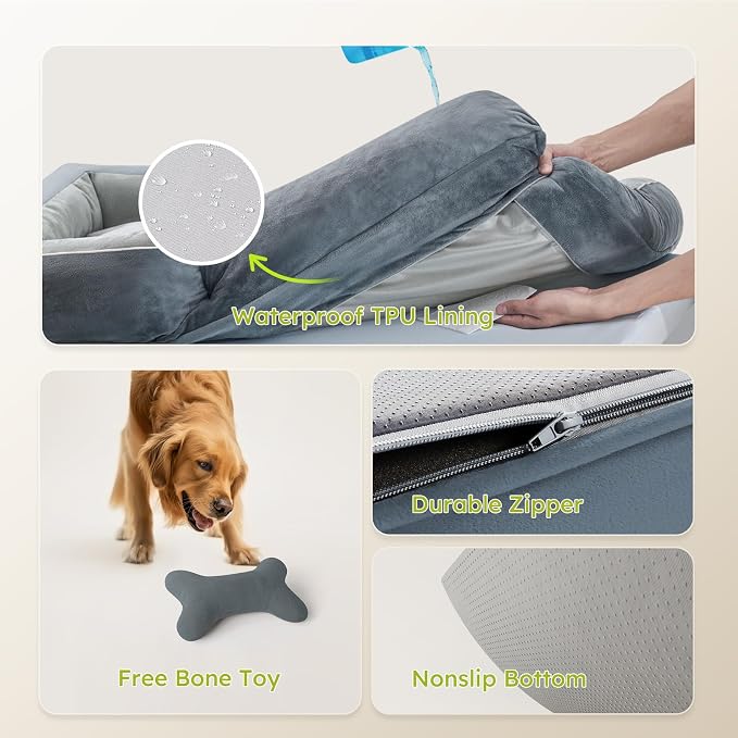 Dog Beds for Large Dogs, Orthopedic Dog Bed - Image 6
