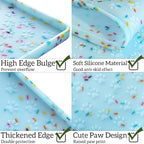 Ptlom Dog Food Mat Anti-Slip Dog Bowl Mats - Image 5
