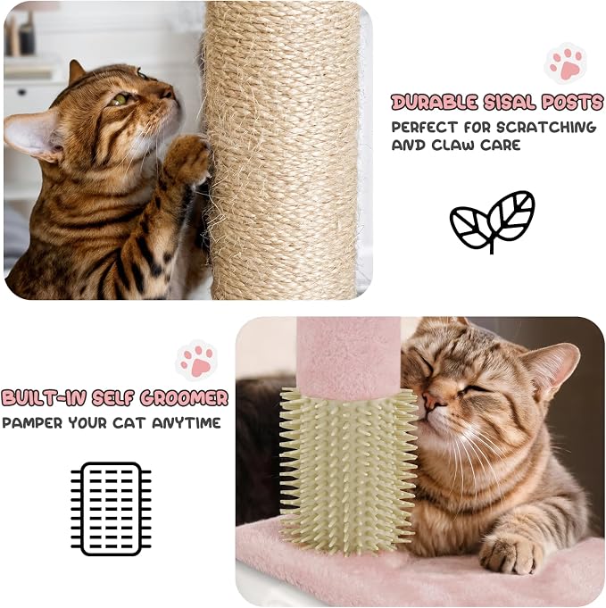 MoNiBloom 77 Inch Cat Tree Tower - Image 6
