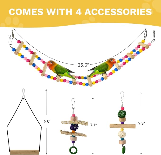 DWVO 62-inch Metal Bird Cage: Bird Cage Spacious - Image 4