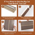 HappyFree SX Double-Sided Cat Scratch Pad: Premium Indoor Cat Scratcher - Image 3