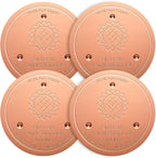 Mellbree 4-Pack Bird Bath Copper Disk, 0.6mm Reinforced 99.99% Pure Copper by Mellbree