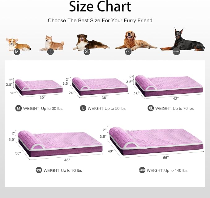 Orthopedic Dog Bed Medium Size Dog - Image 7
