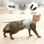 Kitty Harness and Leash for Walking Escape Proof Breathable Mesh Fabric - Image 5