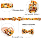 Halloween Dog Collar, Pet Collar Bow Fall Pet Collar Girl Boy Holiday Pet - Image 2