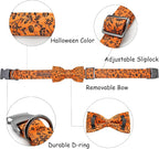 Halloween Dog Collar, Pet Collar Bow Pumpkin Collars Girl Boy Holiday Pet - Image 2