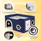Indoor Heated Cat House, Adjustable Temperature Cat Heating Bed - Image 3