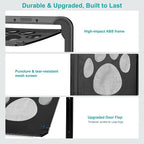Ownpets Dog Screen Door, Inside Door Flap 12x14x0.4 Inch, Lockable Pet Screen - Image 2