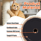 PowerKing Natural Sisal Replacement Scratching Post, 4 Pieces M8 Cat Scratch - Image 4