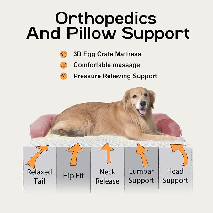 Dog Bed Large Sized Dogs-Orthopedic Waterproof Bed - Image 2
