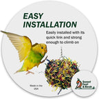 5” Super Shredder Ball Bird Toy - Image 5