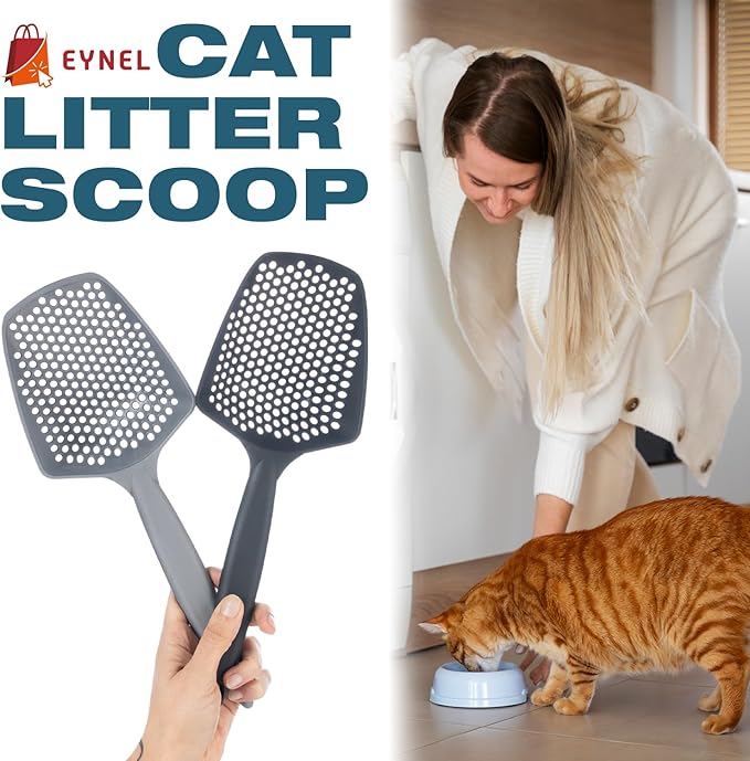Set of 1 Cat Litter Scoop with Small Holes, Deep Sifting Shovel - Image 6