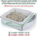 ANWA 120 Count Cat Litter Box Liners - Image 2