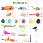 Fashion's Talk Cat Toys Variety Pack - Image 6