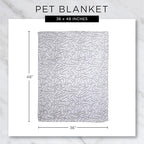 Bone Dry Embossed Bone Print Pet Blanket - Image 7