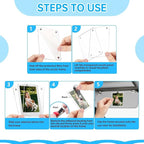 2 Pack Magnetic Car Visor Photo Holder – Personalized Acrylic Clip - Image 6