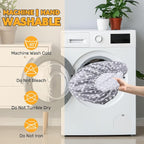Youyole Medium Washable Round Dog Bed Cover Replacement Waterproof 30 x 30 x 10 - Image 6