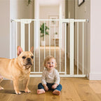 29.5-40.6" Magnetic Baby Gate for Stairs, Pressure Mounted Dog Gate Indoor by Mutak
