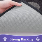 Buganda Dog Door Mat for Muddy Paws, Absorbent Dirt Trapper Washable Indoor - Image 5