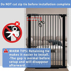 40.5" Extra Tall Baby Gate for Stairs, 40.5"-54.7" Extra Wide Large Dog Pet - Image 7